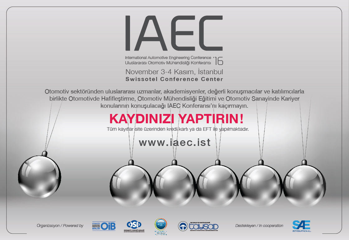 Otomotiv Mühendislik Konferansı IAEC 2016